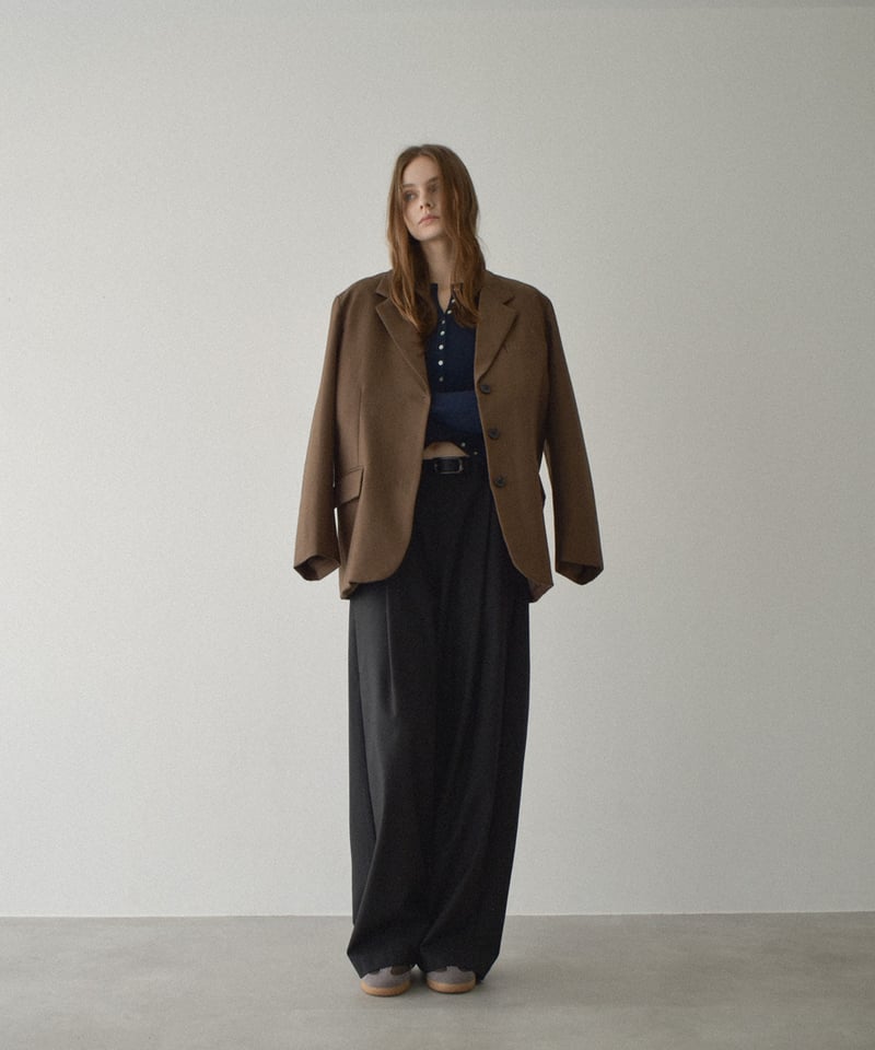 jacket-02023 3button テーラードジャケット ブラウン | L a v i