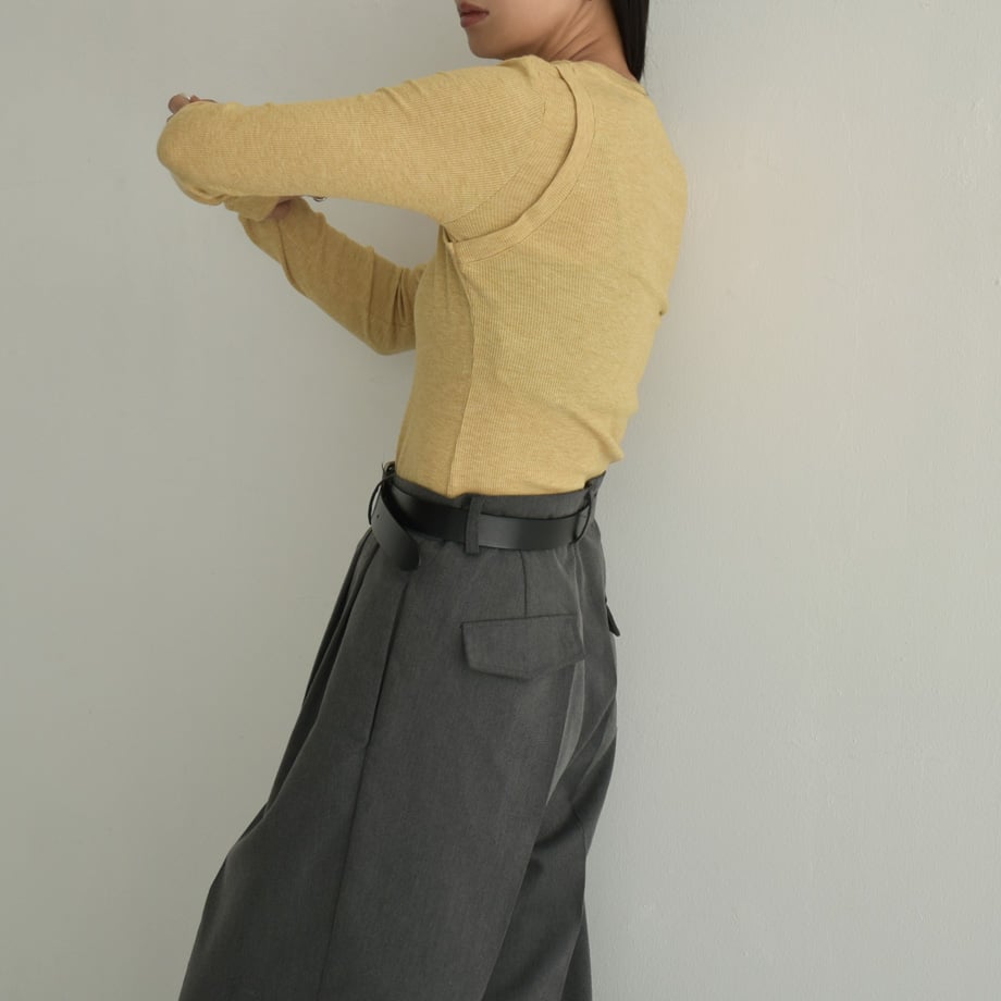 レイヤードライクロゴニットトップス レイヤードライクロゴニットトップス（ニット/セーター