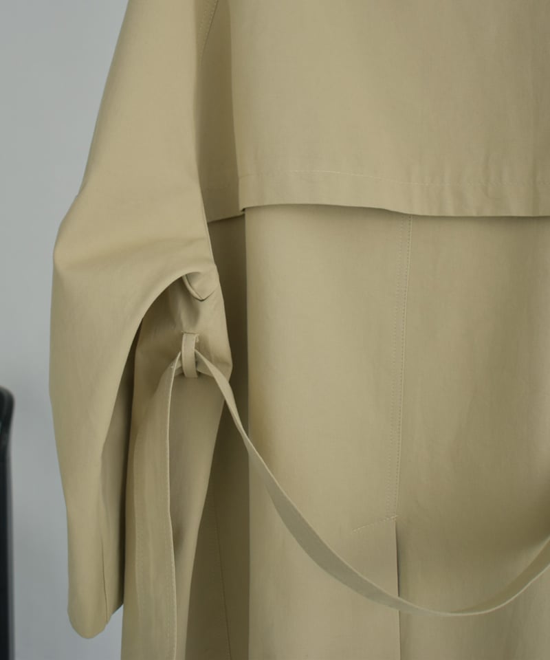 LavishGate ワイドスリーブスタンドカラーミディコート coat-02056 ワイドスリーブ スタンドカラー ミディコート