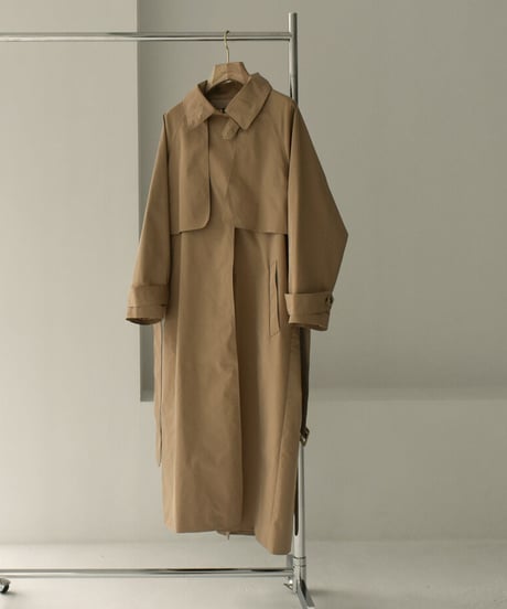 coat-13006　撥水 トレンチコート　ベージュ