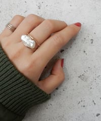 mb-ring2-02001　淡水パール　オリジナルリング　12号　日本製　ハンドメイド　☆ WA04