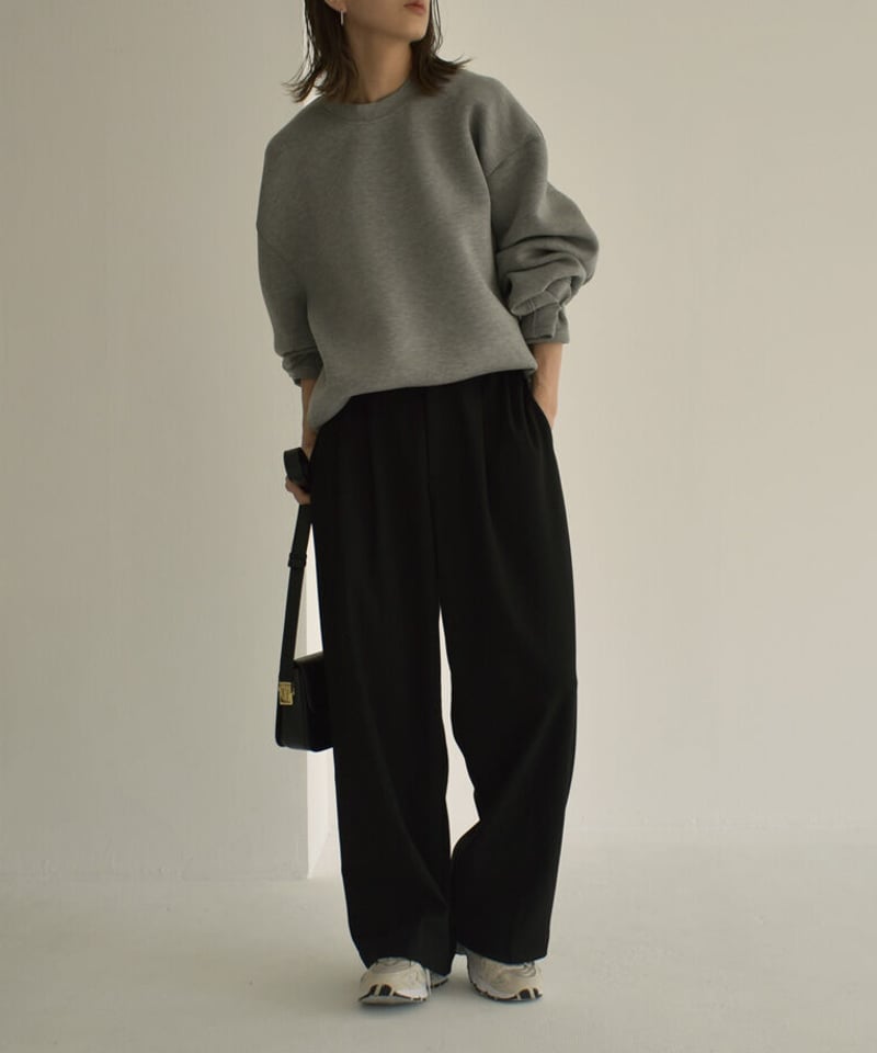 tops-02378 ダンボールニット オーバープルオーバー オフ