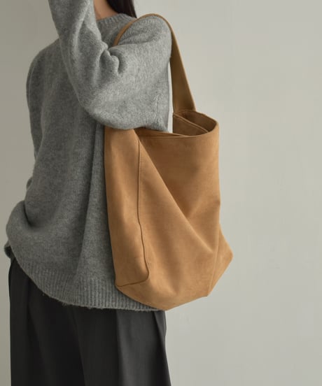 bag2-02658　フェイクスエード ワンショルダー バッグ　ベージュ　ブラウン　ブラック