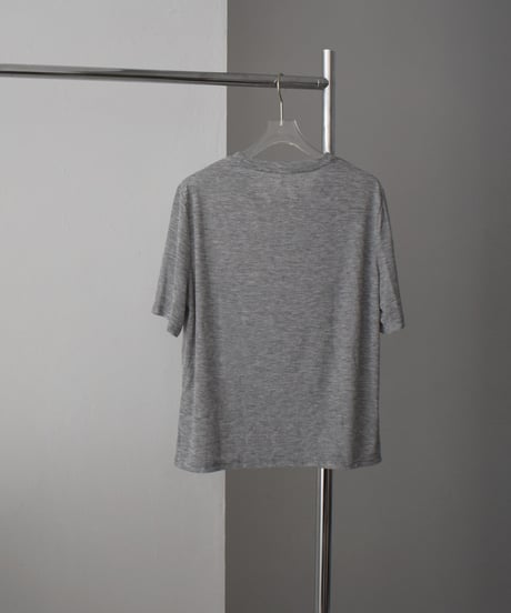 nh-tops-02564　クルーネック ルーズ tee　オフホワイト　ブルー　グレー　ブラック