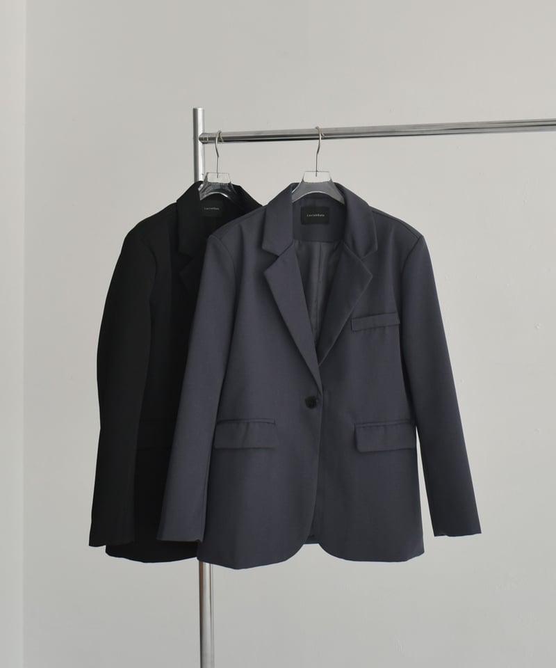 jacket-02020 オーバーサイズテーラードジャケット グレー | L a v i s