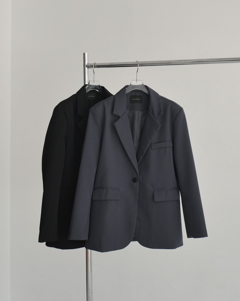 jacket-02020 オーバーサイズテーラードジャケット グレー | L a v i s