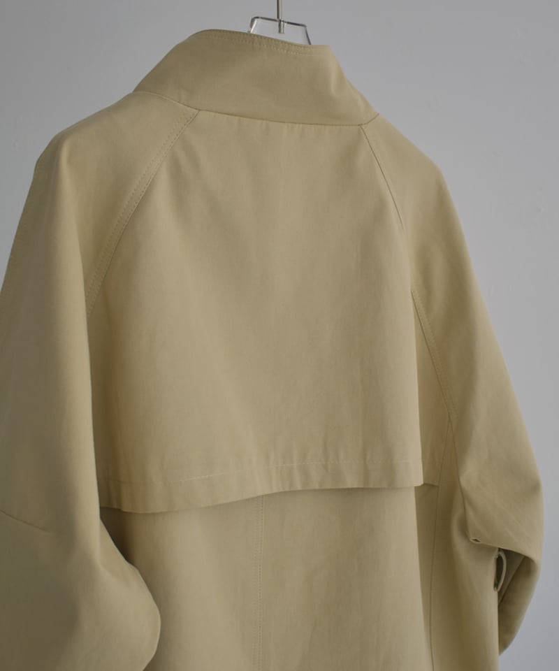 LavishGate ワイドスリーブスタンドカラーミディコート coat-02056 ワイドスリーブ スタンドカラー ミディコート