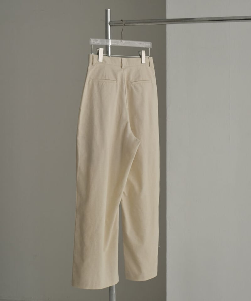 bottoms-12009 リネン タックパンツ 《セットアップ可能》 | L a v i s