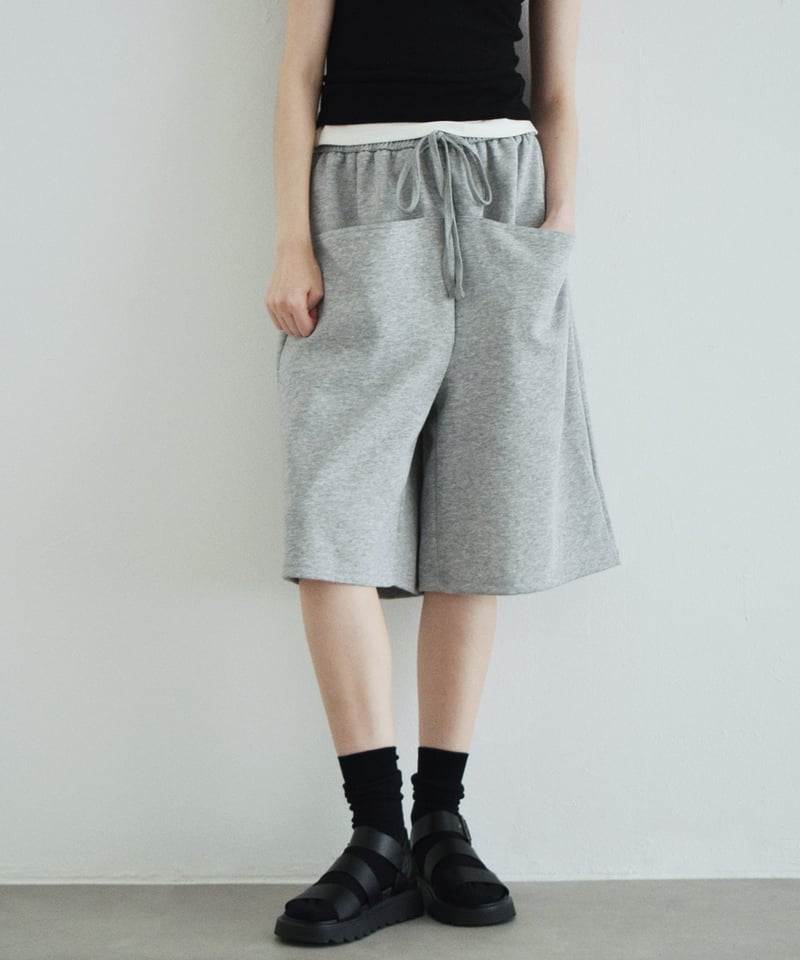 グレーのみ 8月上旬入荷分 予約販売 bottoms-02327U フロントポケット