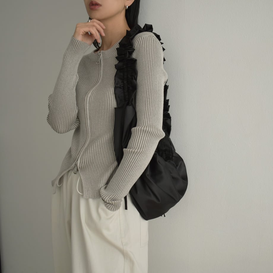 MARINE SERRE ブラックキャップ 収納袋付き MARINE SERRE ブラックキャップ WHITE LINE MARINE SERRE