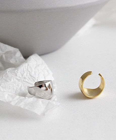 mb-earcuff-02005　SV925　イヤーカフ　大小同色2個セット　シルバー925　シルバー　ゴールド
