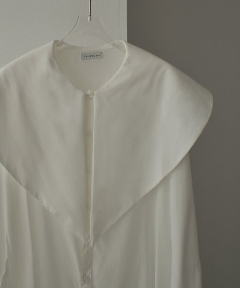 美品✳︎PRIDE/プライド/ビッグカラーベスト/中綿入り/個性的/ブラック/40 ORCIVAL（オーシバル）の「ORCIVAL | 中綿 ビッグカラーブルゾン