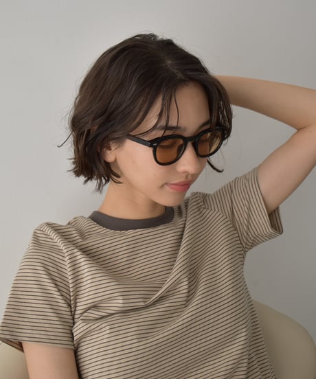 sunglasses-02043　UV400　ブラックフレーム サングラス　ライトブラウン　ダークブラウン　ブルー　ブラック