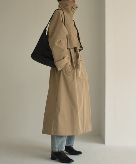 coat-13006　撥水 トレンチコート　ベージュ