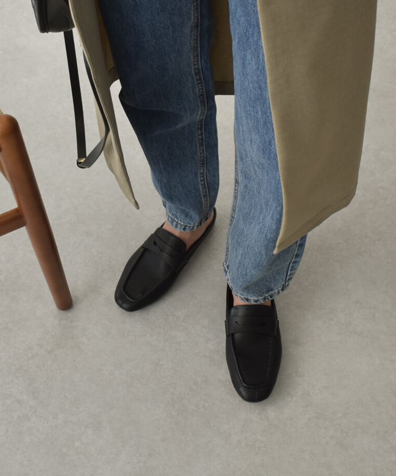 shoes-02150 クッション仕様 ローファーサンダル エクリュ shoes-02150 クッション仕様 ローファーサンダル エクリュ