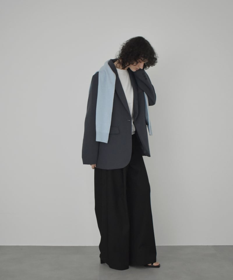 jacket-02020 オーバーサイズテーラードジャケット グレー | L a v i s