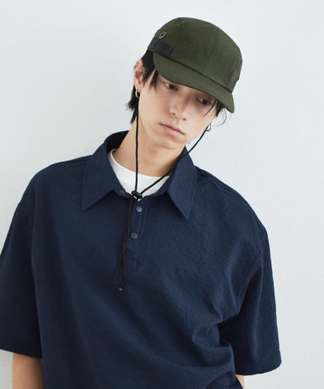 nh-cap-02069U　コード付き キャップ　ベージュ　カーキ　ネイビー