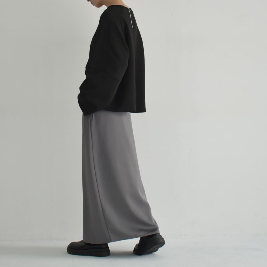 bottoms-02245 サテン ロングスカート グレー ブラウン ブラック bottoms-02245 サテン ロングスカート グレー ブラウン ブラック