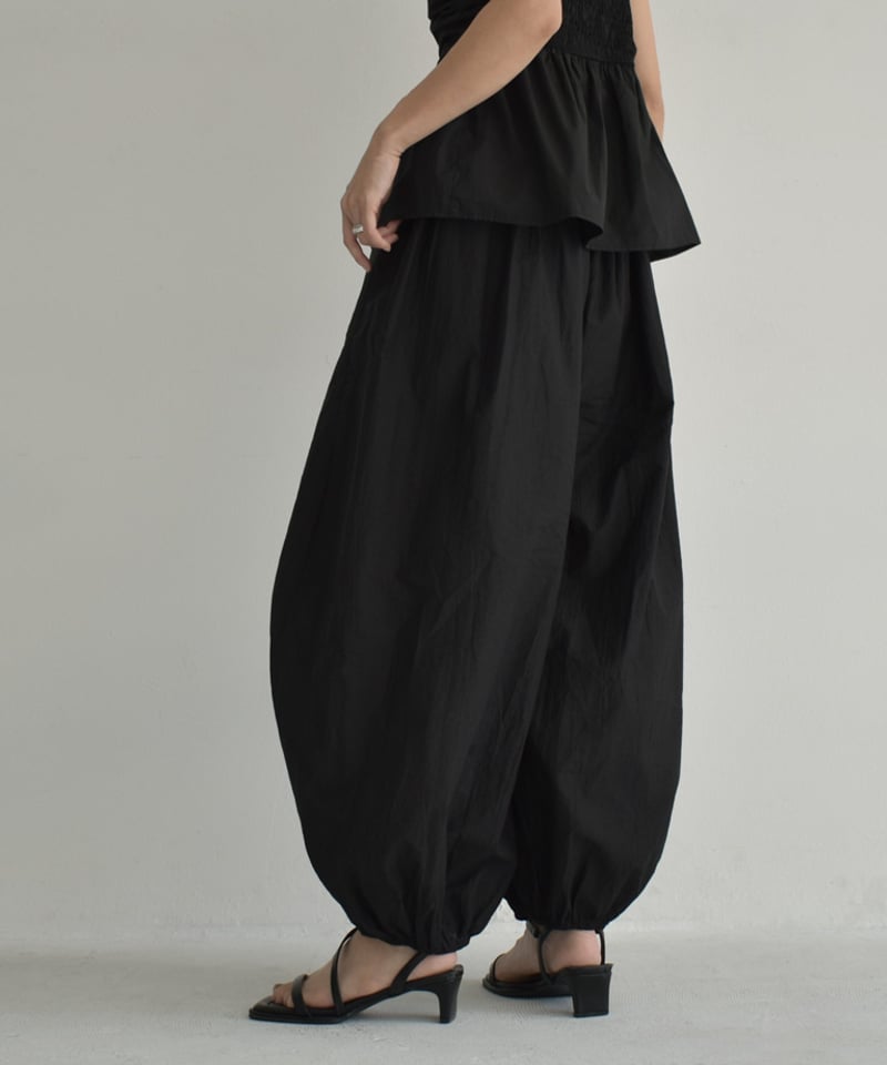 ウエストギャザーバルーンカットパンツ ウエストギャザーバルーンカットパンツ