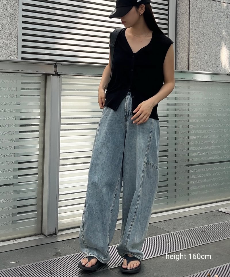 knit-02274 シアー サマーニット ベスト アイボリー ブラック knit-02274 シアー サマーニット ベスト アイボリー ブラック