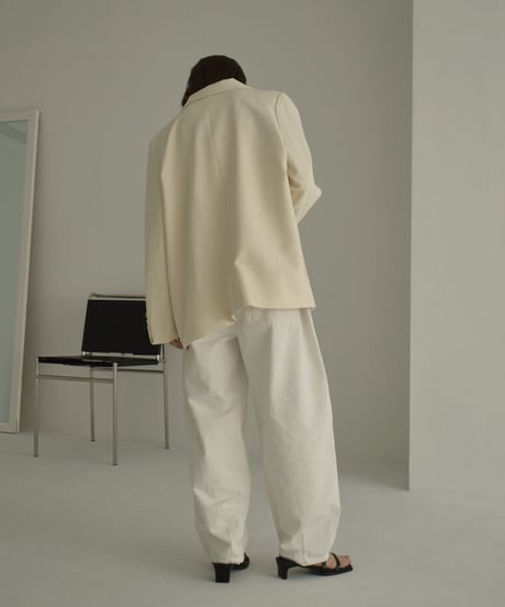 jacket-02012　テーラードジャケット　エクリュ