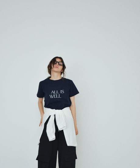 nh-tops-02613　コンパクト ロゴ Tシャツ　ホワイト　杢グレー　ネイビー