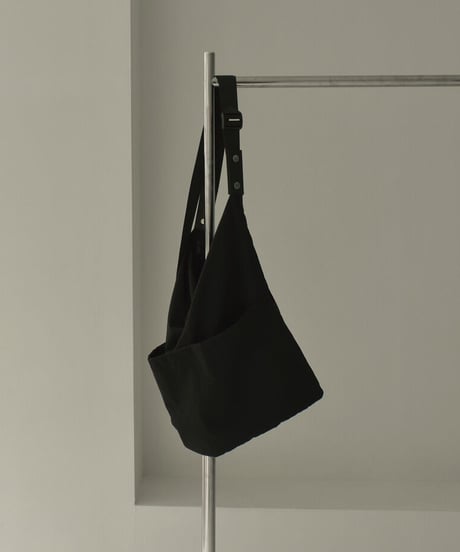 mb-bag2-02625　2way 撥水 ナイロンビッグスクエアバッグ　ブラック