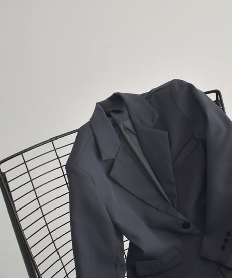 jacket-02020　オーバーサイズテーラードジャケット　グレー