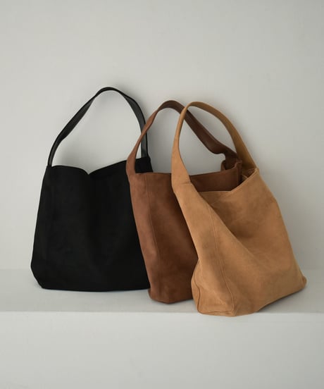 bag2-02658　フェイクスエード ワンショルダー バッグ　ベージュ　ブラウン　ブラック