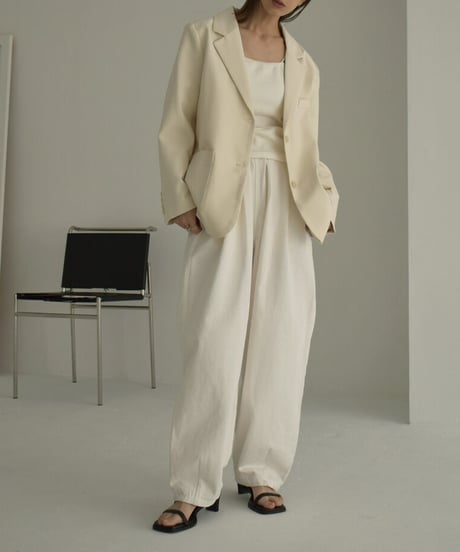 jacket-02012　テーラードジャケット　エクリュ