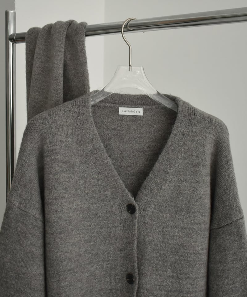 【カシミヤ100%】 SOUER WINNER カーディガン グレー 38 カシミヤ100%】 SOUER WINNER カーディガン グレー 38