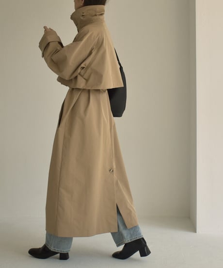 coat-13006　撥水 トレンチコート　ベージュ