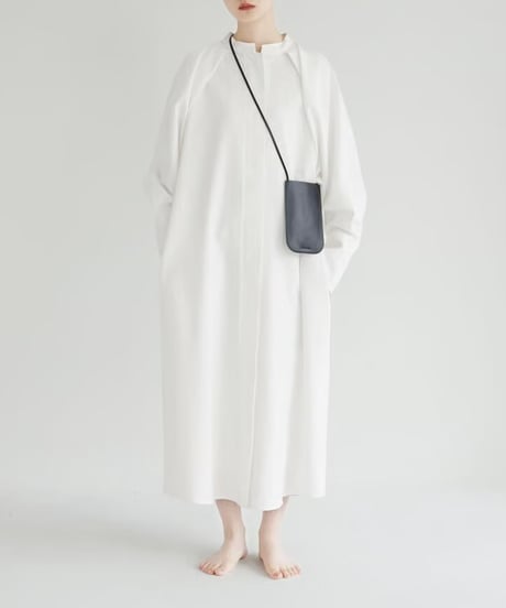 【STUDIO ENUL】raglan sleeve shirt dress　400002