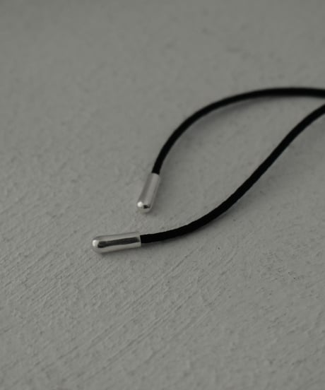 mb-necklace2-02073　メタルトップ コード チョーカーネックレス   SV925