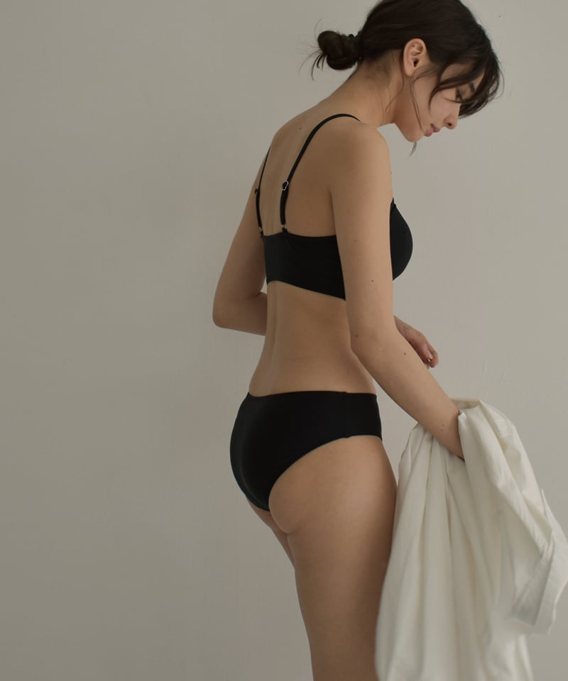 nh-swim-02461 ローライズ ビキニ スイムボトムス ホワイト ブラック