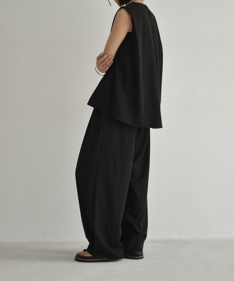 tops-12013 ショルダータック ノースリーブ トップス 《セットアップ