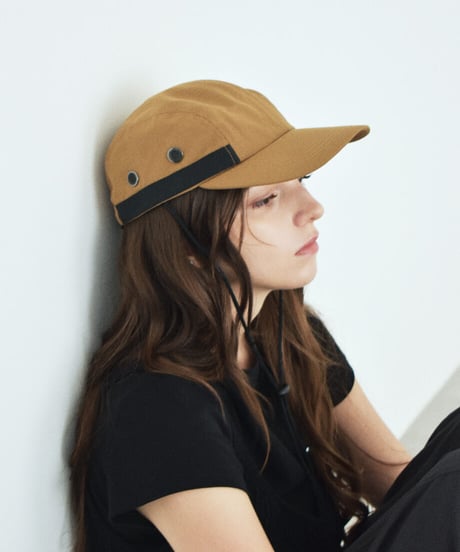 nh-cap-02069U　コード付き キャップ　ベージュ　カーキ　ネイビー