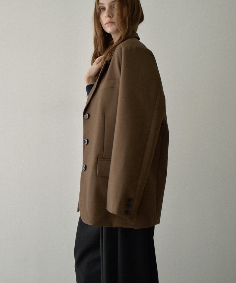 jacket-02023 3button テーラードジャケット ブラウン | L a v i