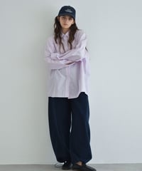 【UNISEX】bottoms-02316　ドロスト カーブスウェットライク パンツ　ピンク　グレー　ネイビー