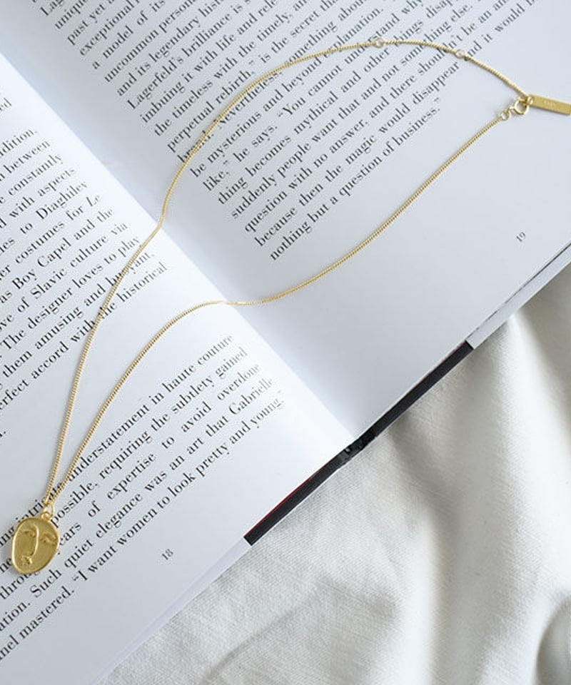 mb-necklace2-02032 SV925 フェイスモチーフ ネックレス