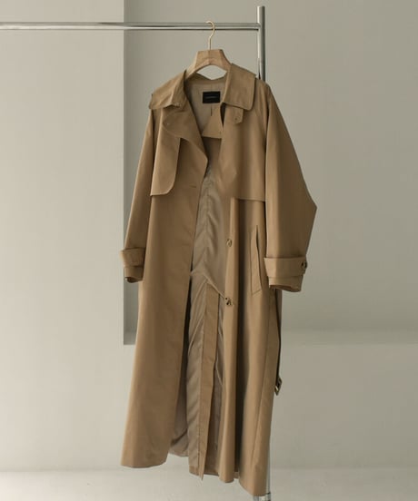 coat-13006　撥水 トレンチコート　ベージュ