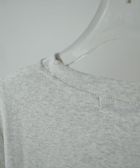 nh-tops-02613　コンパクト ロゴ Tシャツ　ホワイト　杢グレー　ネイビー