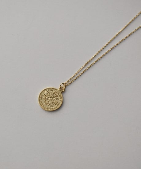 mb-necklace2-02052　SV925　コインネックレス　シルバー925 ゴールド