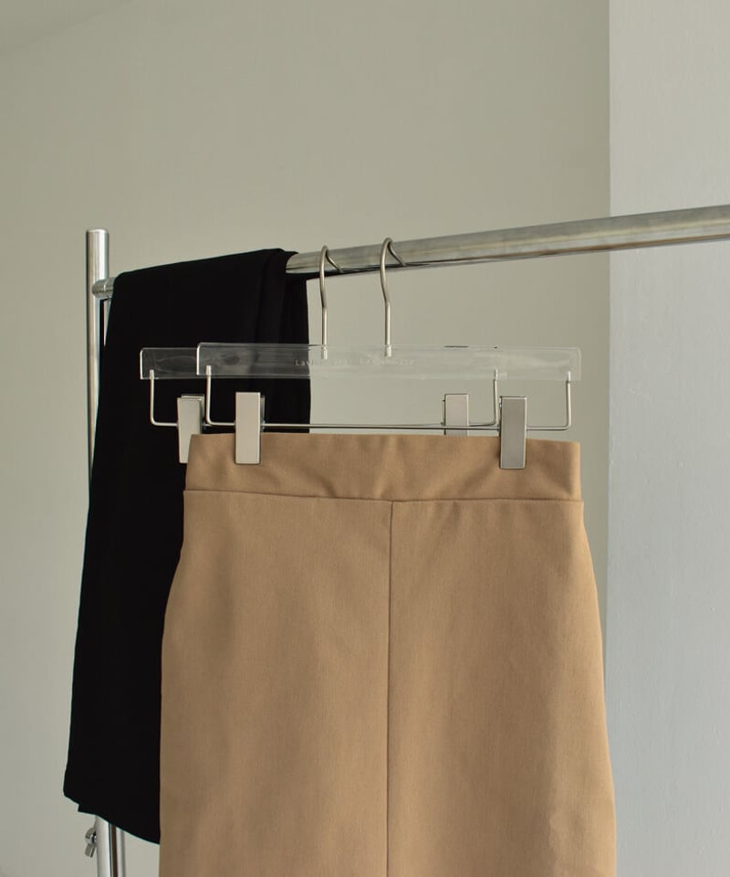 bottoms-07016 ハイウエスト ストレッチチノタイトスカート ベージュ