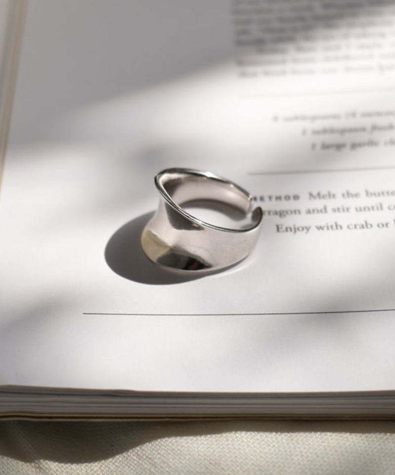 mb-ring2-02078 SV925 ニュアンスカーブ リング シルバー925 | L