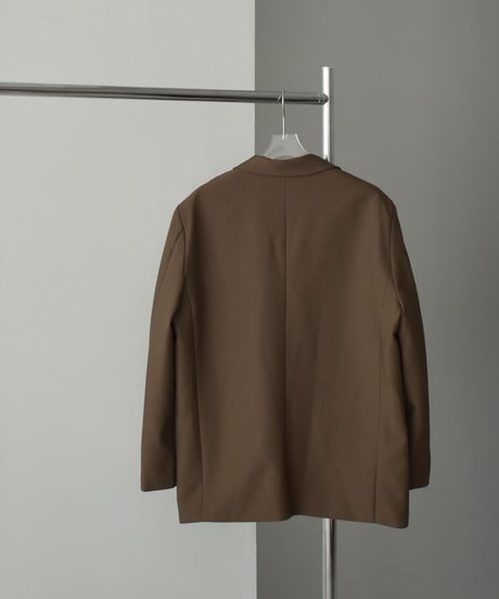 jacket-02023　3button テーラードジャケット　ブラウン
