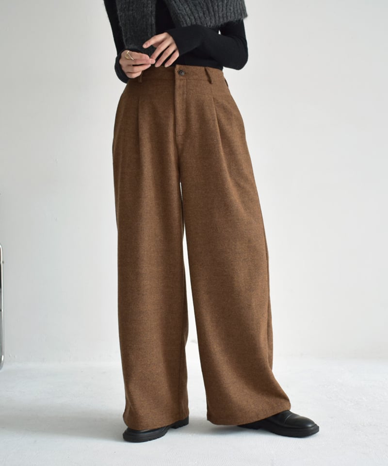 ANATOMICA　タンゴパンツ　ウール　春夏　サマーウール　チェック　ブラウン TANGO PANTS “TARTAN” WOOL | ANATOMICA SAPPORO アナトミカ札幌