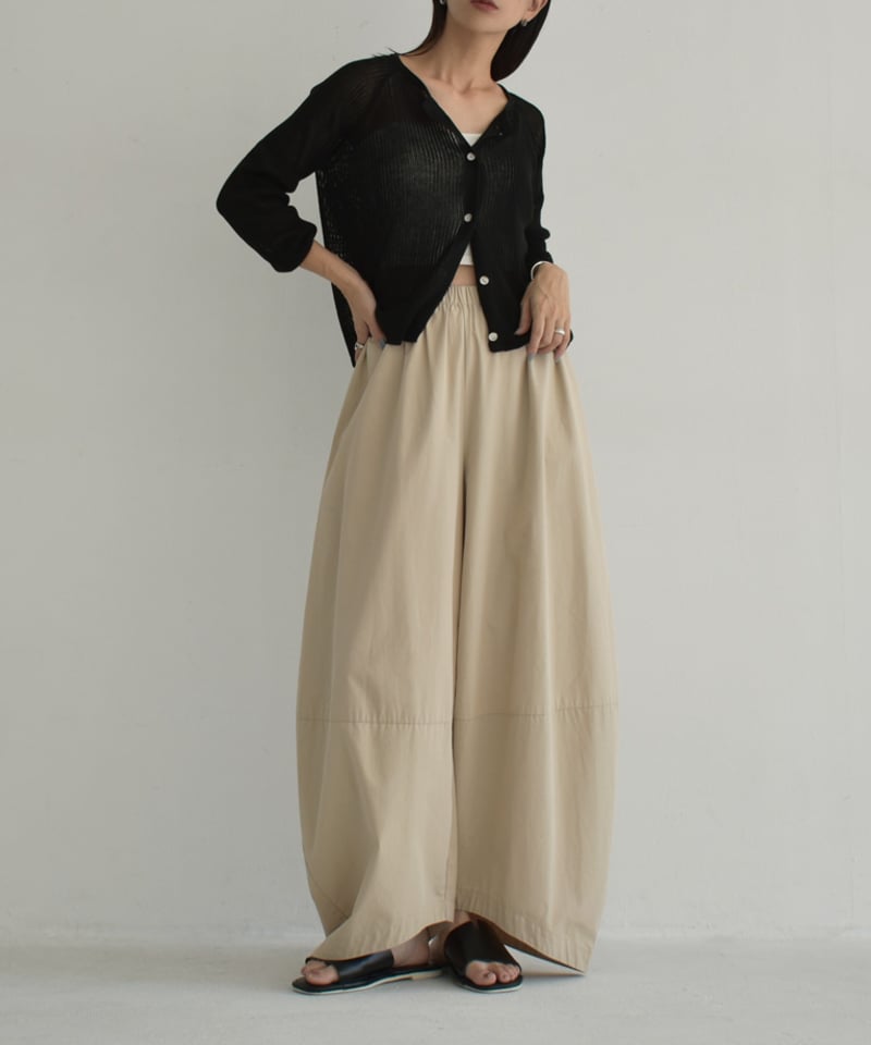 knit-02270 リネン混 サマーニット カーディガン ベージュ knit-02270 リネン混 サマーニット カーディガン ベージュ