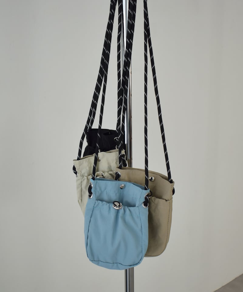 mb-bag2-02673 撥水 パラコード ミニ ポシェット エクリュ ベージュ