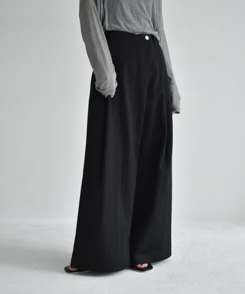 KAPITAL 黒 ワイドパンツ スタッズ付き KAPITAL黒ワイドパンツ KAPITAL 黒 ワイドパンツ スタッズ付き KAPITAL